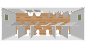 Container cu 6 toalete