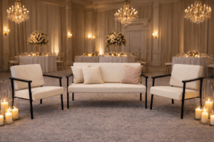 Canapea bej doua locuri