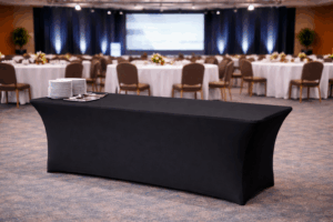 Husa masa bufet neagra